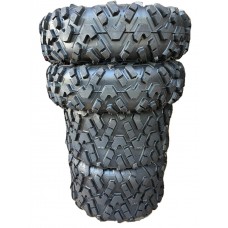 JUEGO DE 4 LLANTAS 23X7-10 Y 22X10-10 PARA CUATRIMOTO TODO TERRENO RIN 10