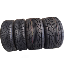 JUEGO DE 4 LLANTAS PARA PAVIMENTO MOTOS ITALIKA 21X7-10 Y 22X10-10 